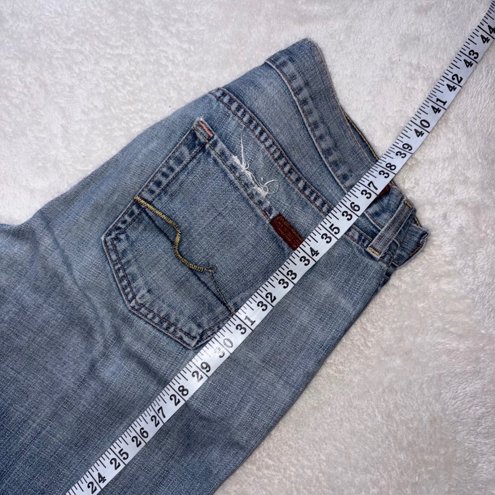 7 FOR ALL MANKIND Jeans Mens 30 Blue Bootcut Distressed USA T520061U-G-061U 29in - Picture 15 of 15
